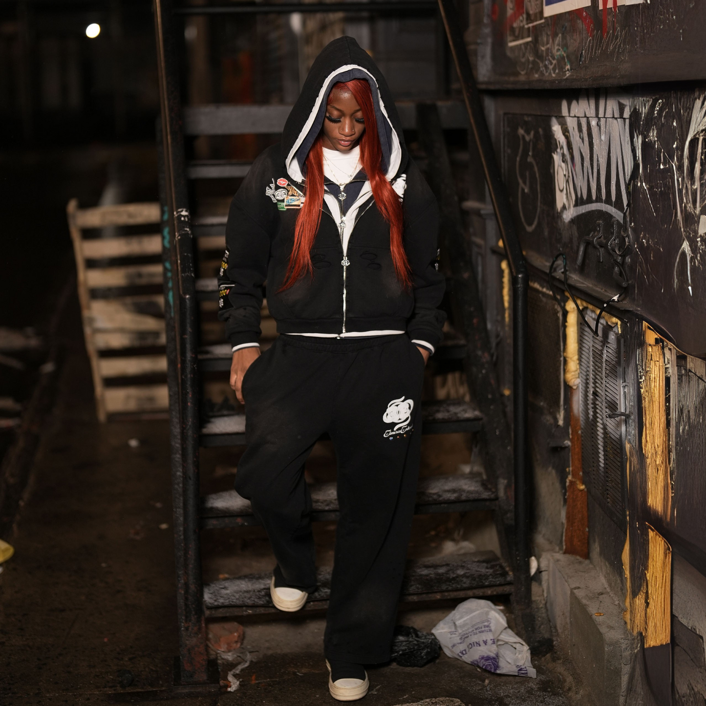 TOO STEEZY TRIPLE-LAYERED SWEATPANTS