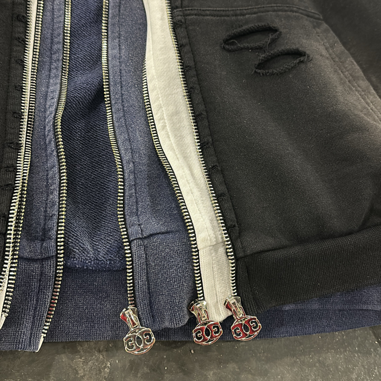 TOO STEEZY TRIPLE-LAYERED ZIP-UP