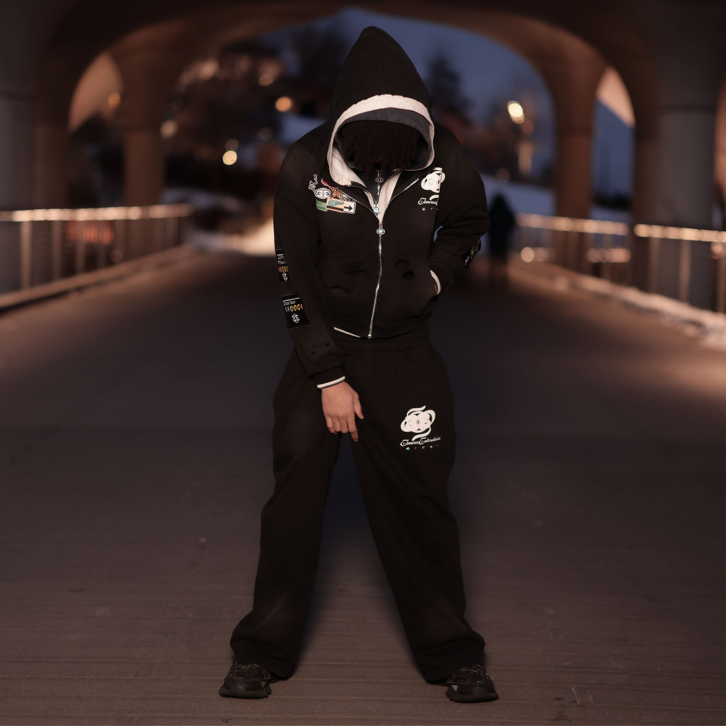"TOO STEEZY" TRIPLE-LAYERED SWEATSUIT
