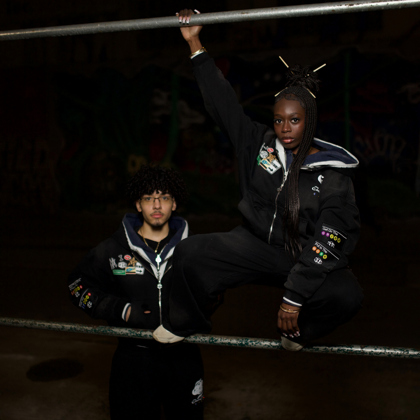 "TOO STEEZY" TRIPLE-LAYERED SWEATSUIT