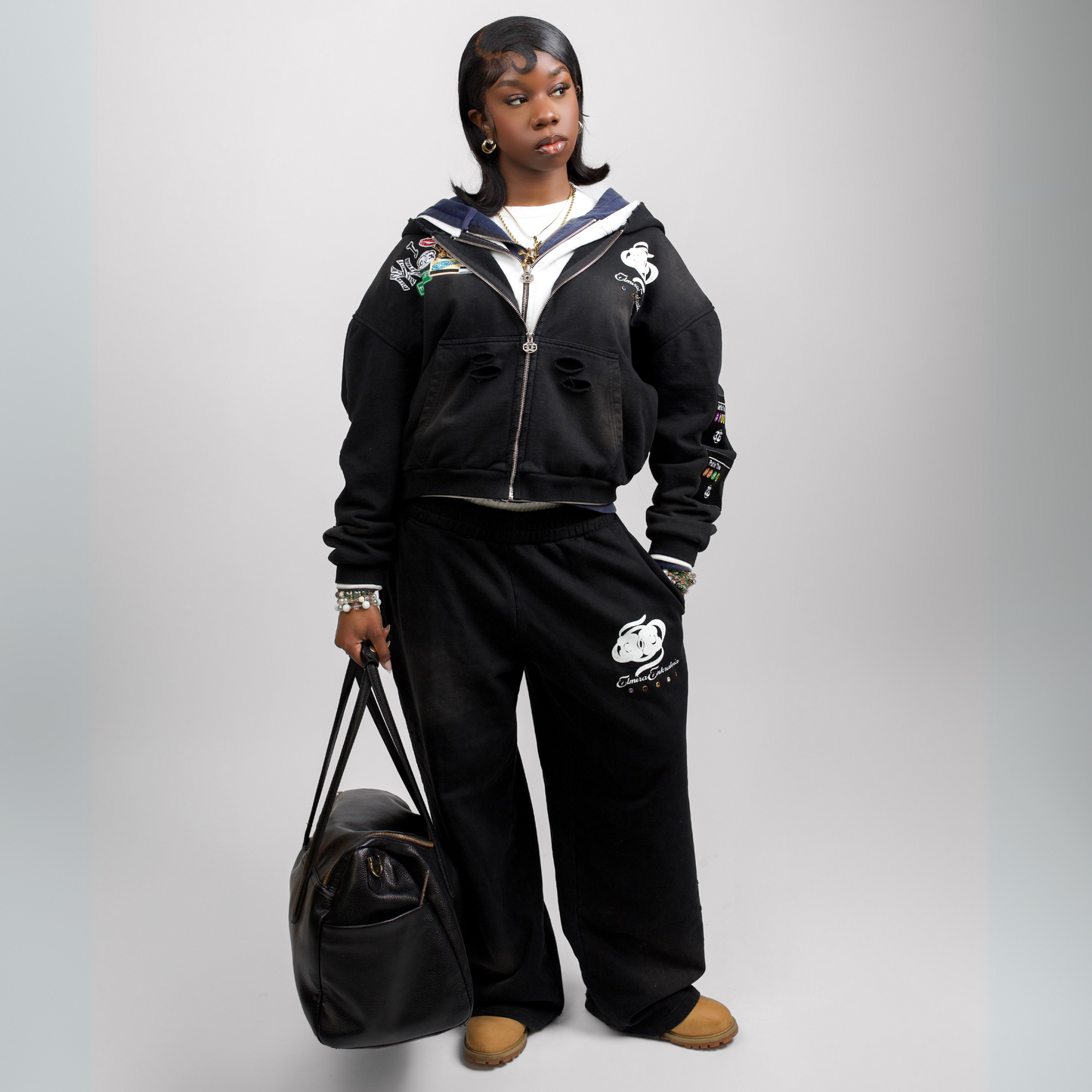TOO STEEZY TRIPLE-LAYERED SWEATPANTS